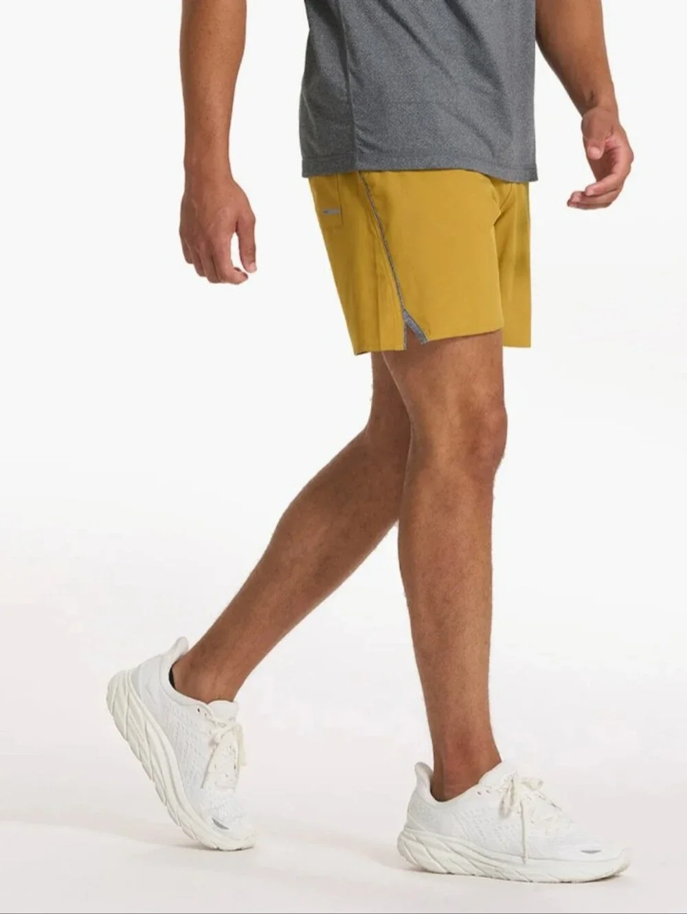 Vuori Athletic Shorts in Mustard Yellow Size Small